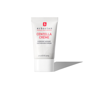 קרם לחות סנטלה CENTELLA CREAM בנפח 20 מ"ל, מרגיע ומזין את עור הפנים, מועשר בחומצה היאלורונית. מסייע בהפחתת אדמומיות ומיועד לכל סוגי העור