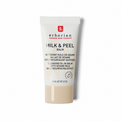 MILK & PEEL - מסכת ניקוי עמוק בנפח 30 מ"ל עם חלב ושמן שומשום, מסייעת לניקוי ותחושת רכות לעור הפנים